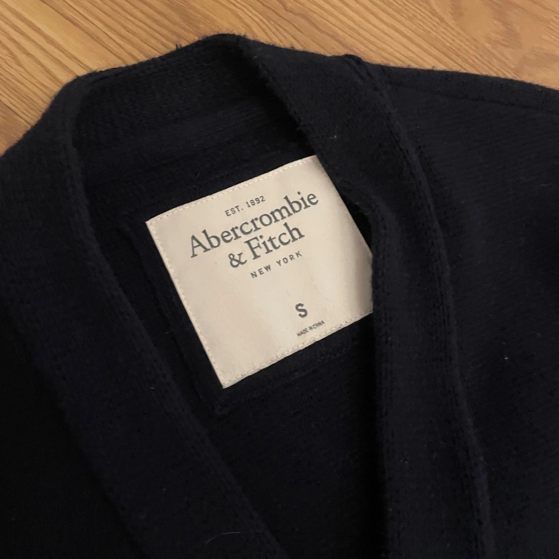 Mörkblå kofta Abercrombie & Fitch  - 2