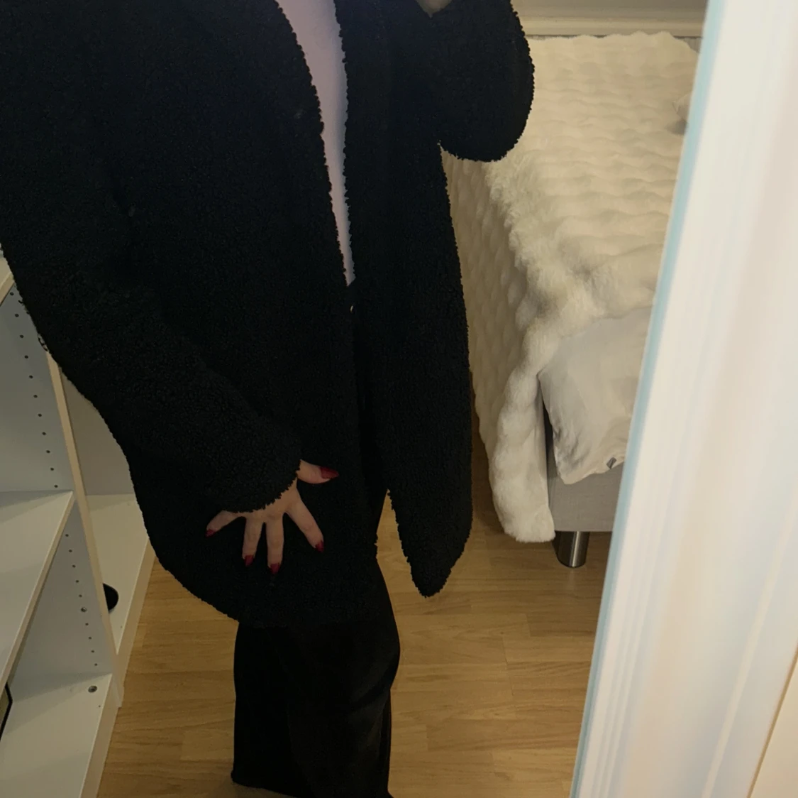 Svart teddyjacka  - 2