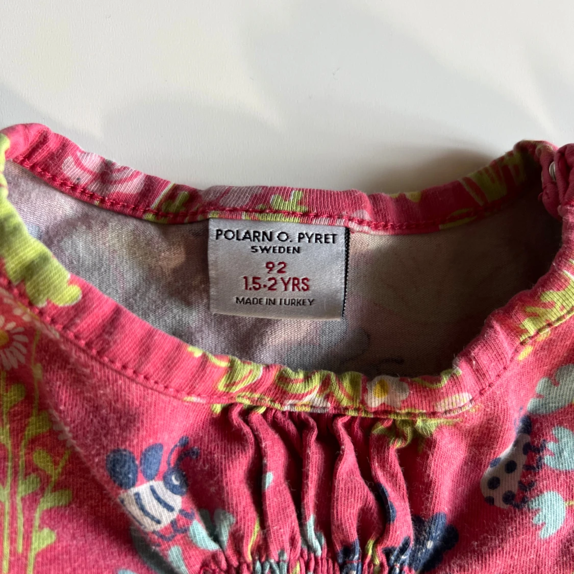 Blommig långärmad tröja Polarn O. Pyret - 2
