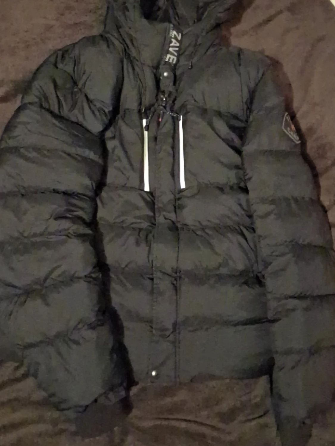 Svart dunjacka från Zavetti - 1