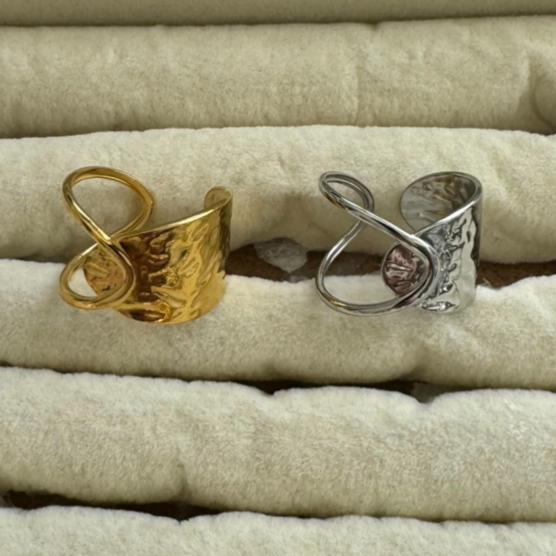 Rostfritt stål ringar (styck pris) - 2