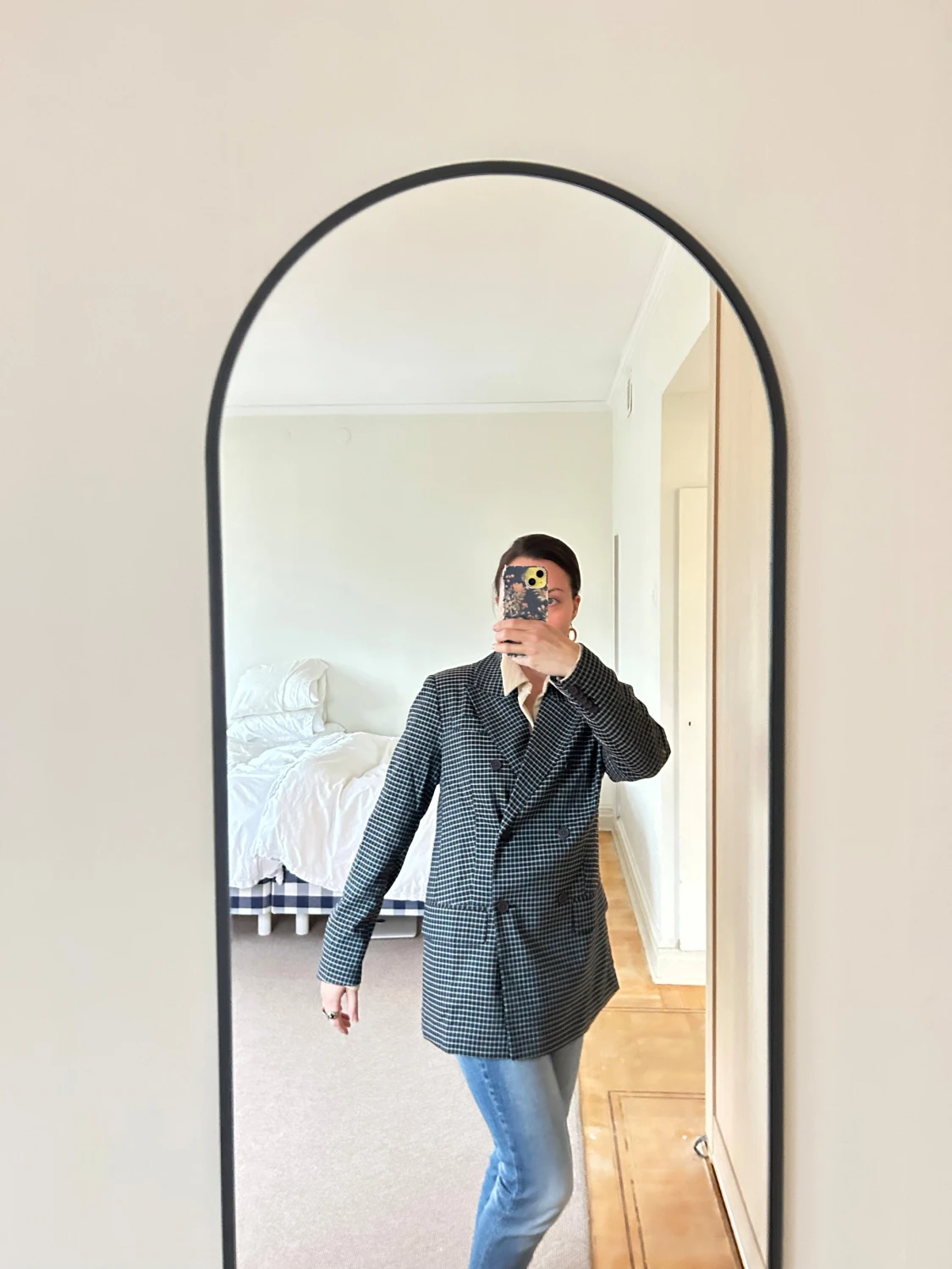 Rutig kavaj från Minus med knappar - 6