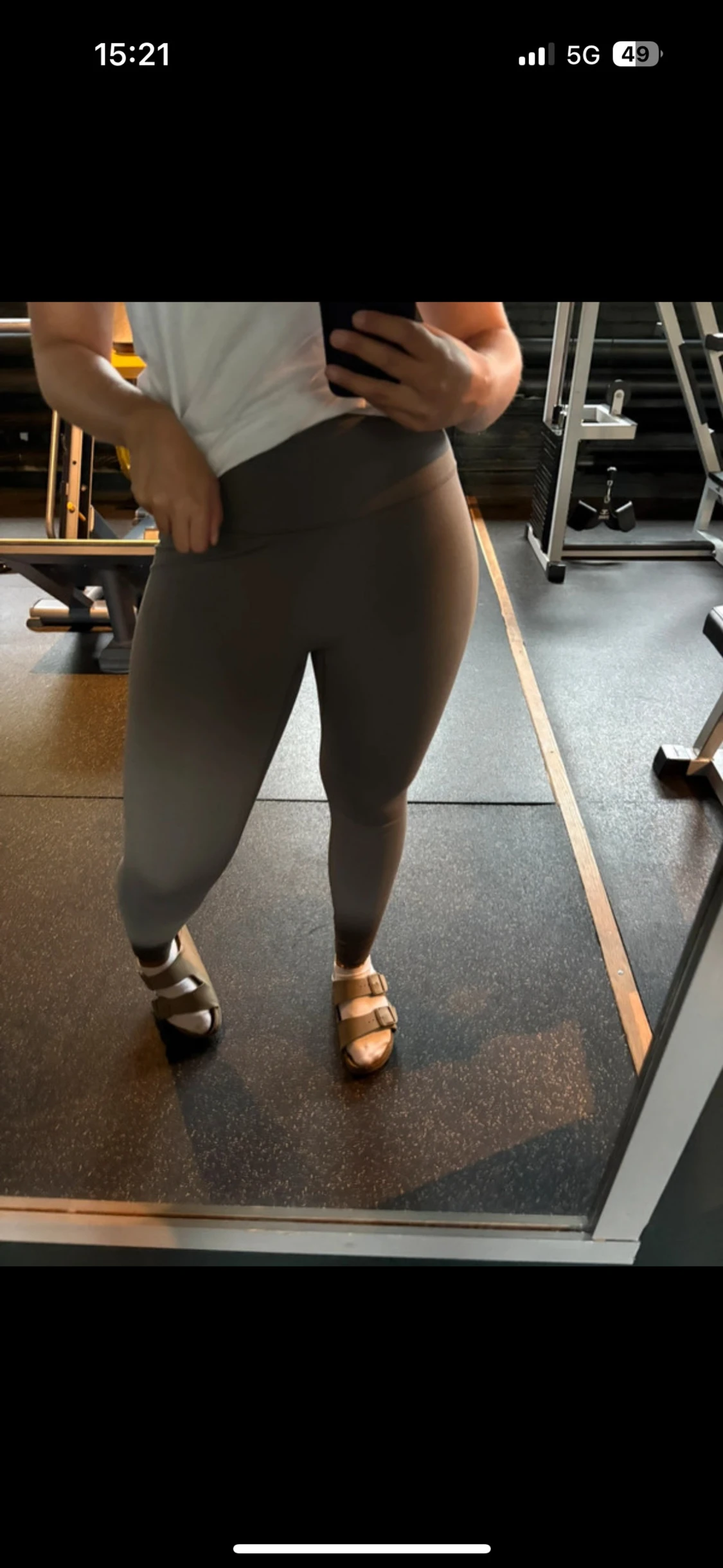 Grå träningstights från H&M move