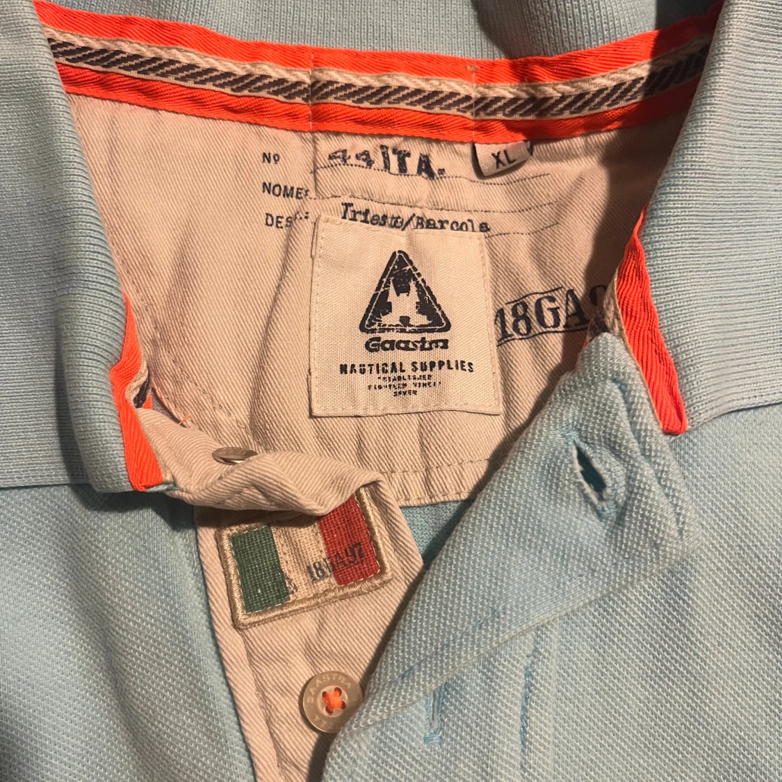 Ljusblå pikétröja från Gaastra XL - 1