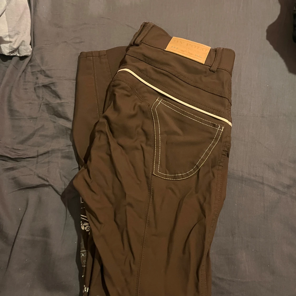 Bruna HV Polo täckbyxor med tryck ridbyxor  - 1