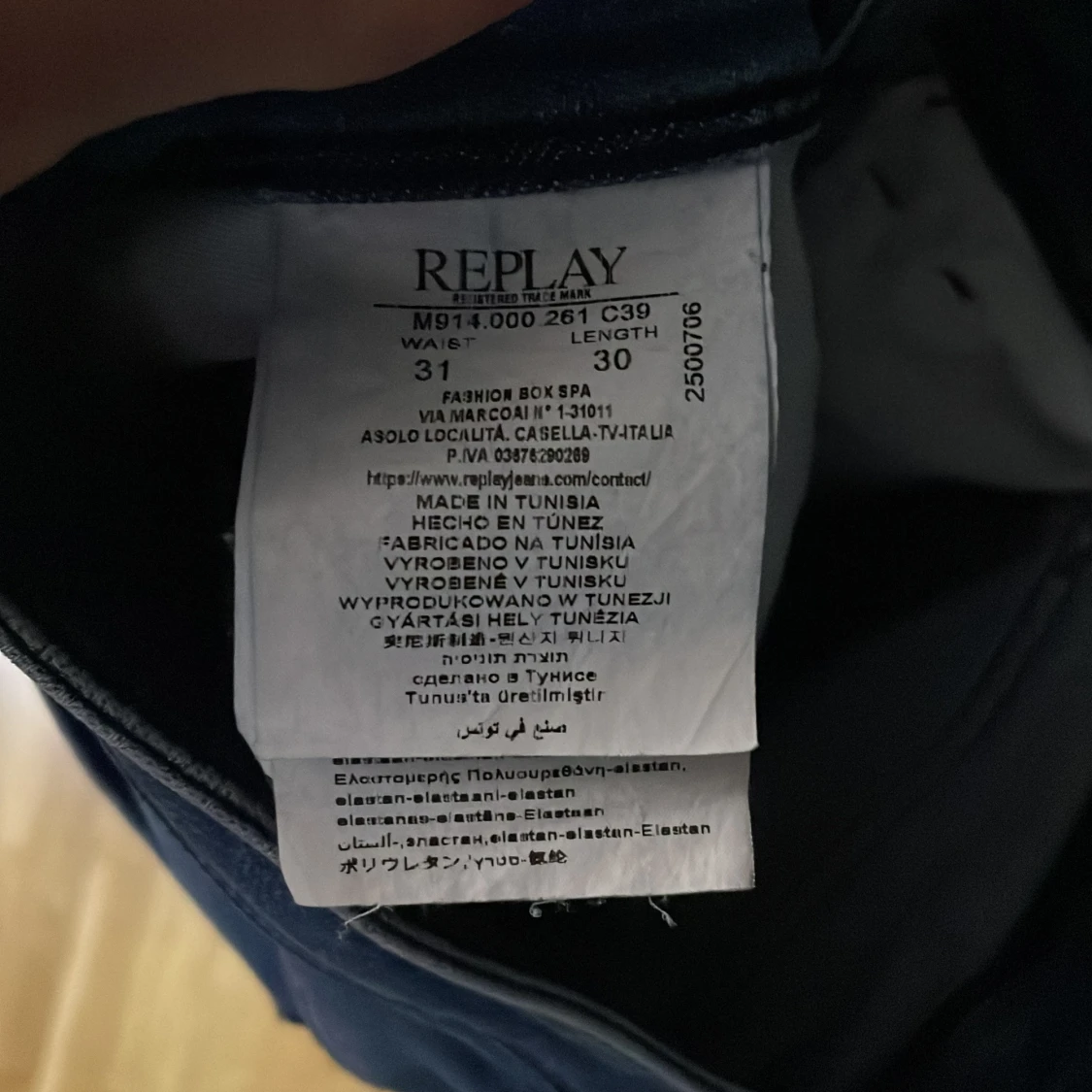 Ljusblå replay jeans - 2