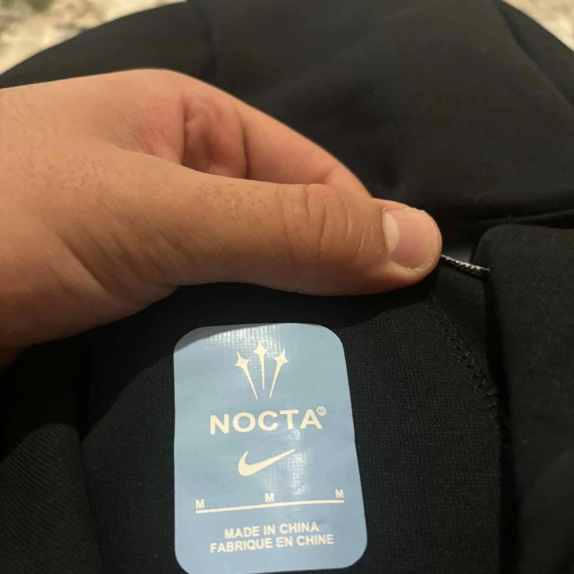 Svart NOCTA Nike hoodie med dragkedja - 2