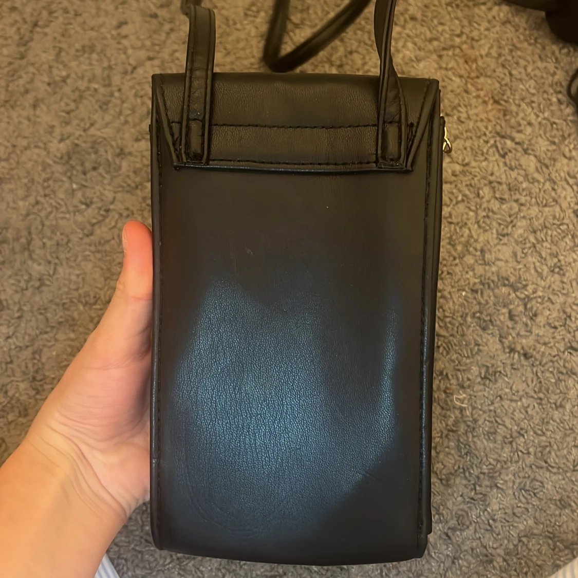 Svart axelväska från Rodier i skinn - 1