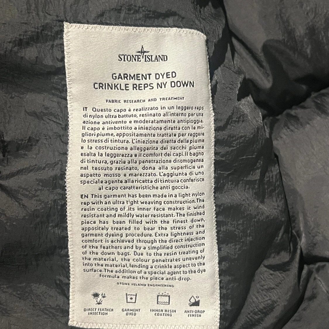 Svart dunjacka från Stone Island - 3