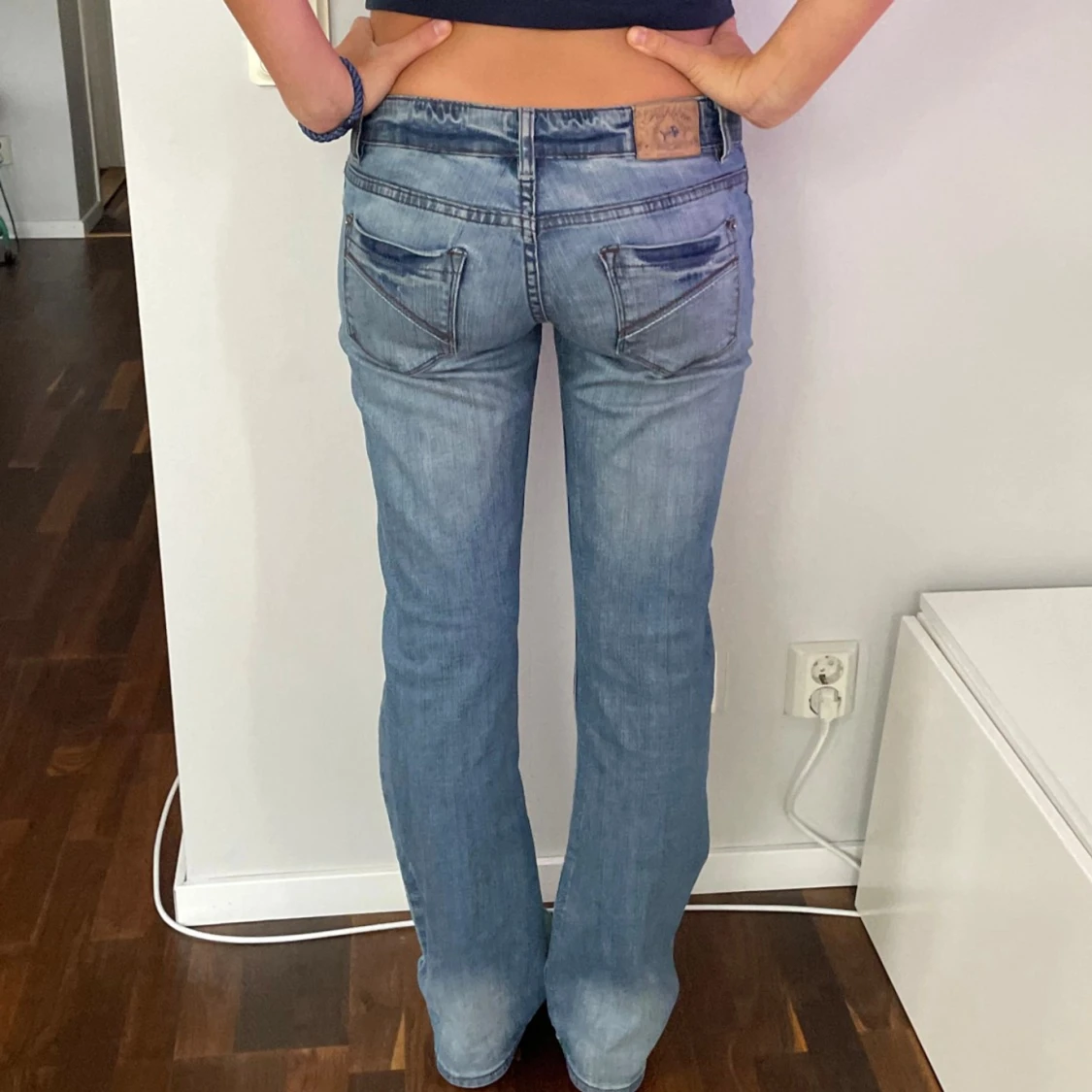 Lågmidjade jeans  - 1
