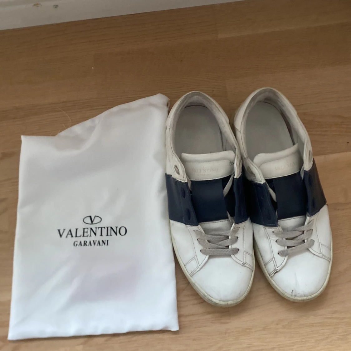 Valentino Garavani Open sneakers vit/blå - 3