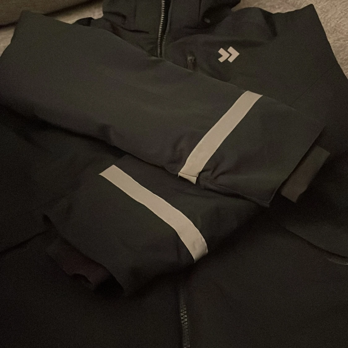 Svart vindjacka 157 Funk med reflex - 3