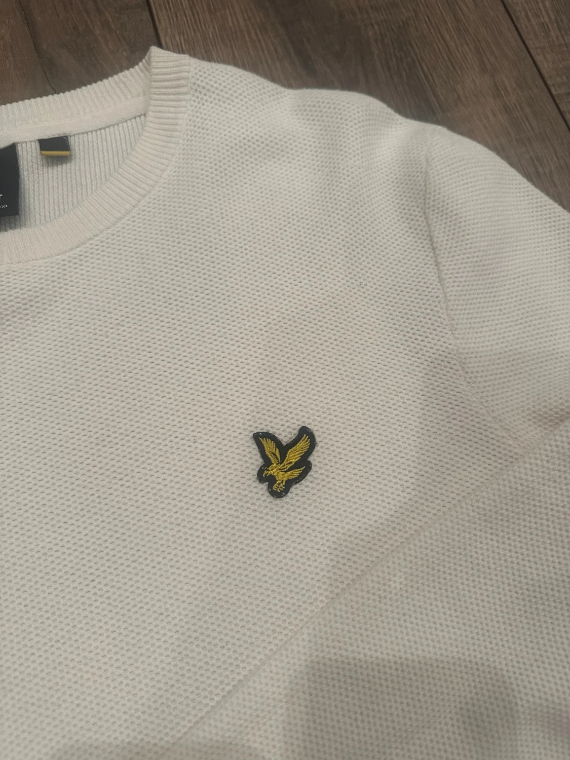 Vit stickad tröja från Lyle & Scott - 1