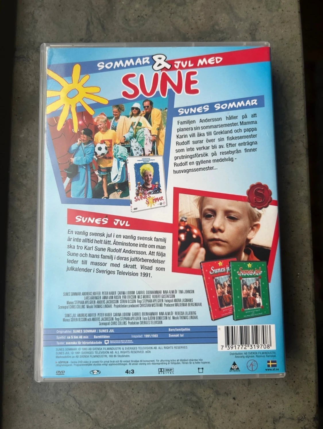 Sommar & julkalender Sune dvd box - 1