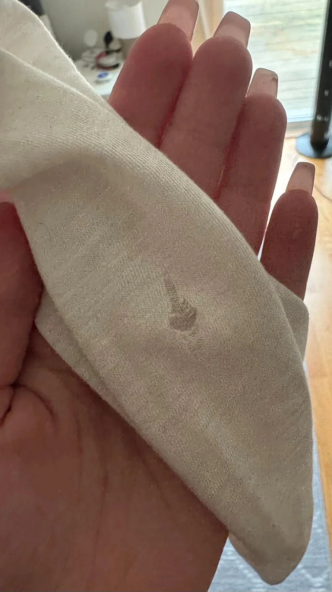 Vit Odd Molly blus med spets och knyt - 3