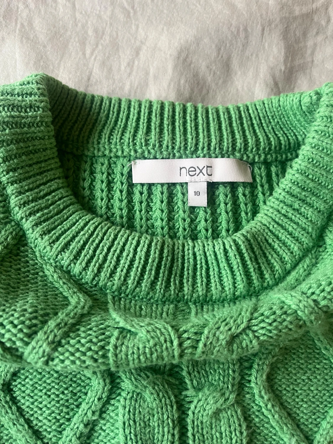 Grön stickad tröja från Next - 3