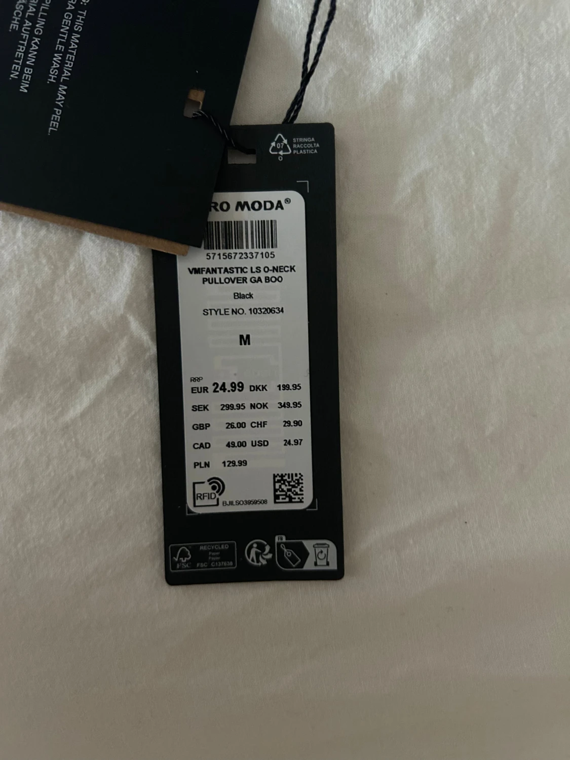 Svart långärmad tröja Vero Moda - 2