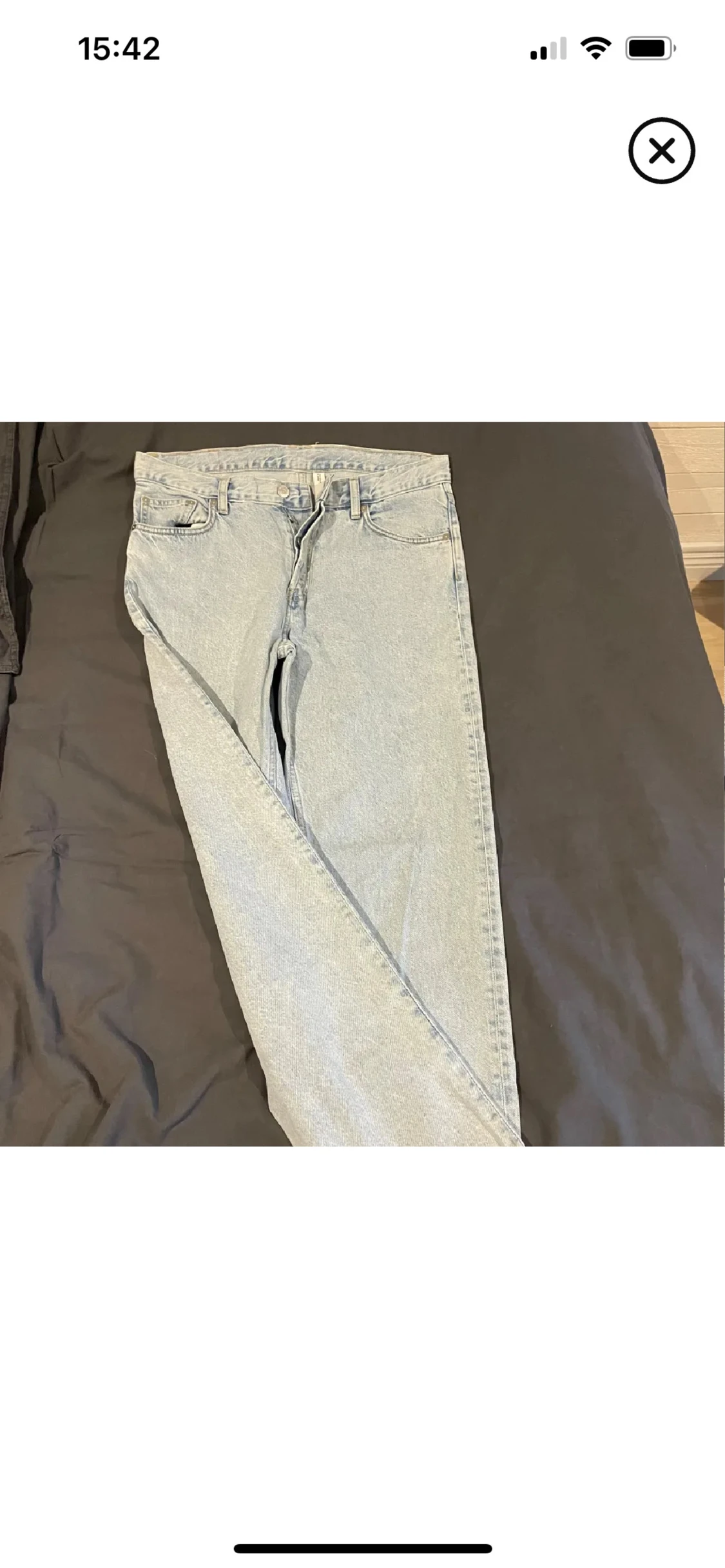 Weekday Barrel ljusa jeans - 1