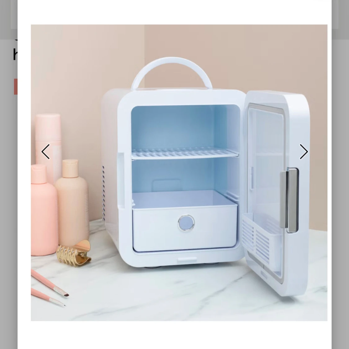 Mini Beauty Fridge med LED-spegels - 2