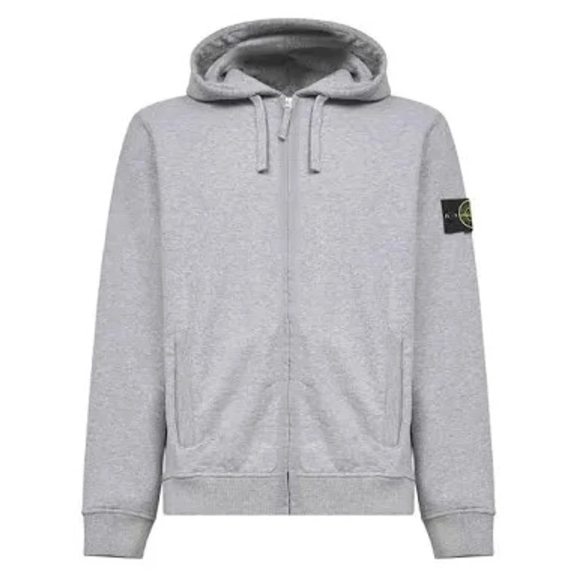 Grå hoodie från Stone Island