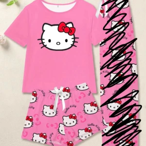 Hello Kitty pyjamas sätt - Säljer ett hello Kitty pyjamas sätt i storlek Xs. Skriv om ni vill ha bilder eller diskutera pris