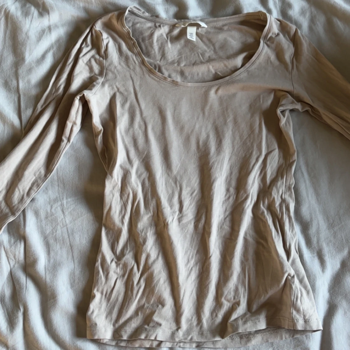 Grön o beige tröja - 3