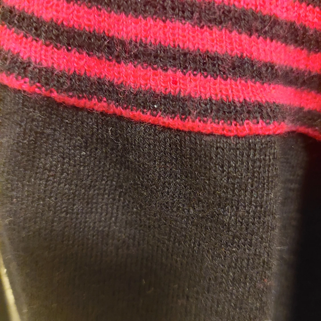 Randig kofta från ONLY, svart/rosa - 1