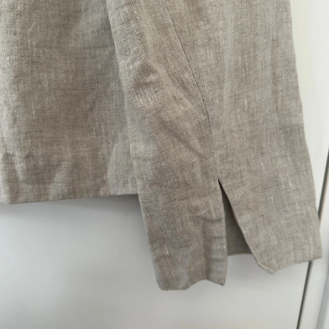 Beige linnéjacka från Robell - 4