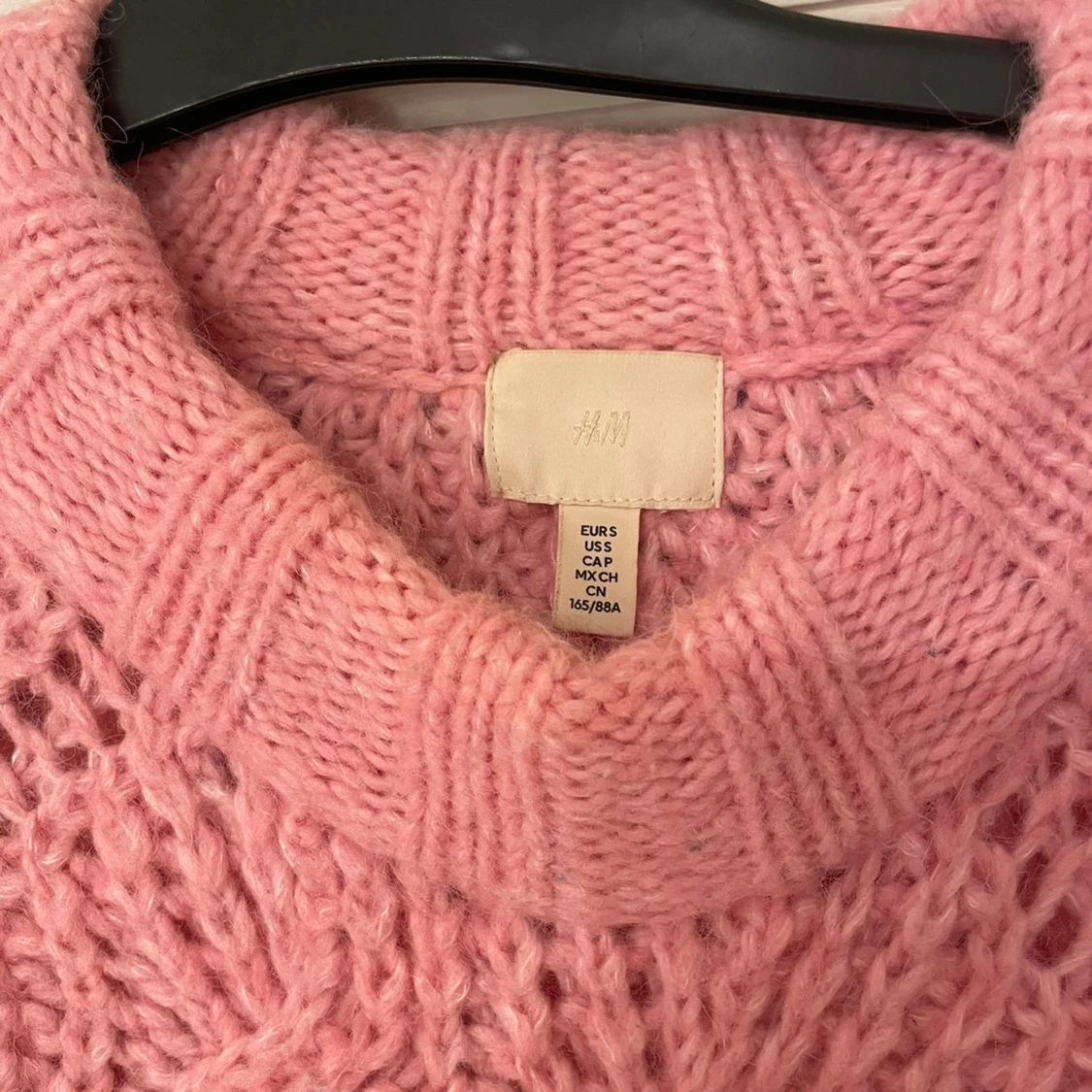 Rosa stickad tröja från H&M - 2