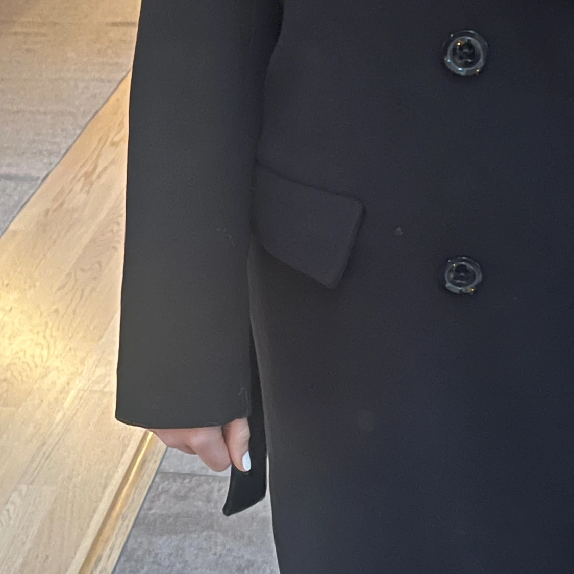 Svart lång kappa - 2