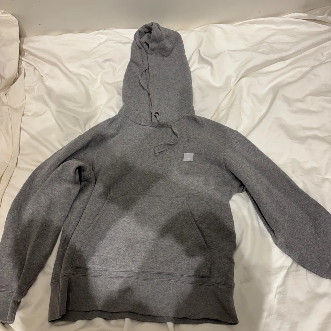 Grå hoodie Acne Studios Ferris Face