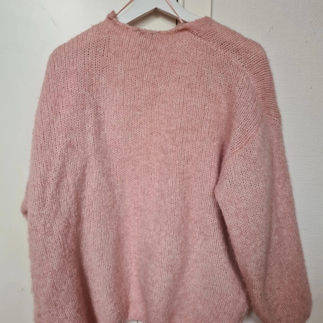 Rosa stickad kofta från Lindex - 91