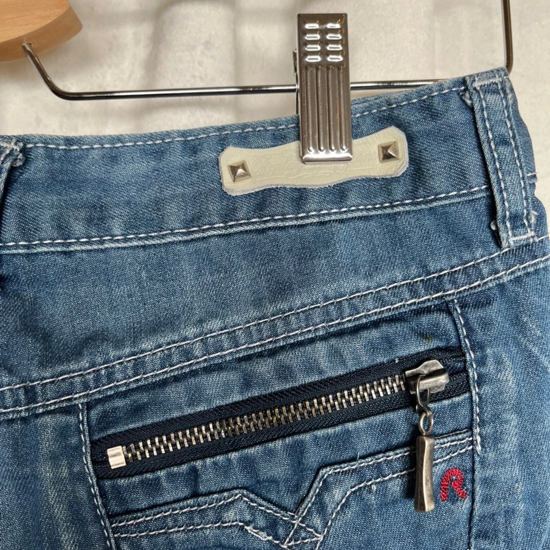 Blå jeanskjol från Replay - 4