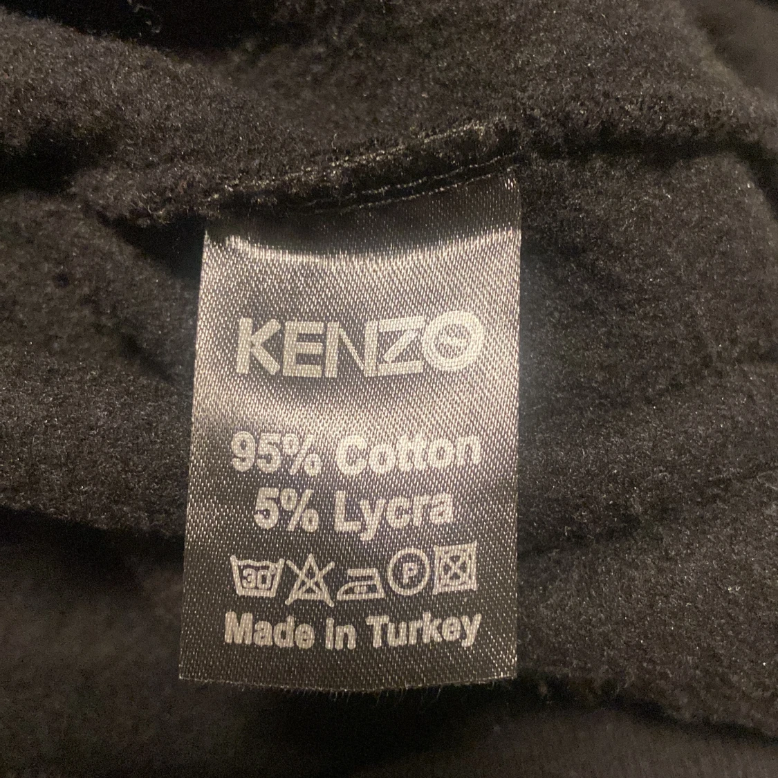 Svart Kenzo hoodie i bra kondition  - 4