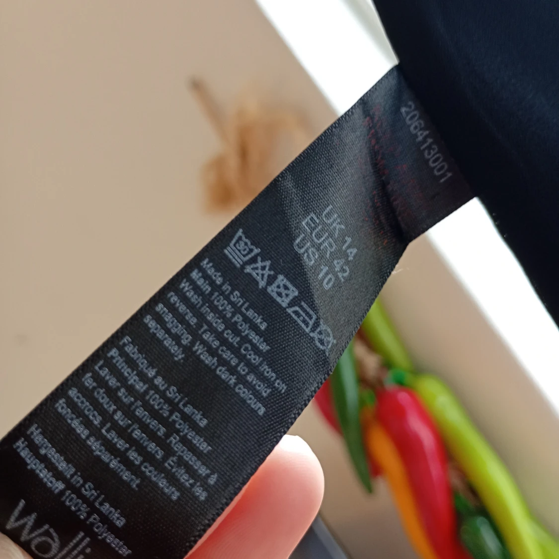 Marinblå ärmlös klänning från Wallis - 1