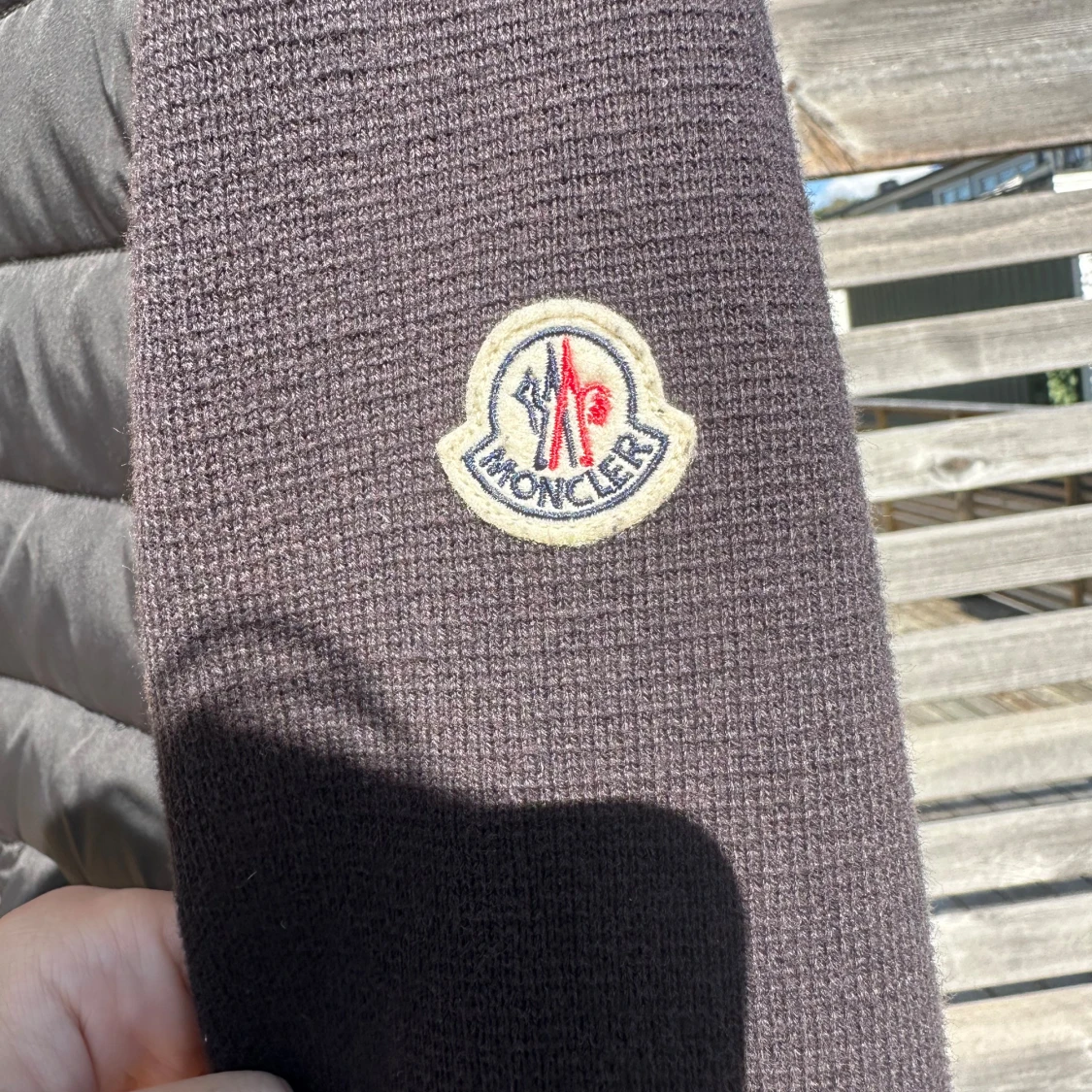 Svart quiltad pufferjacka Moncler - 1