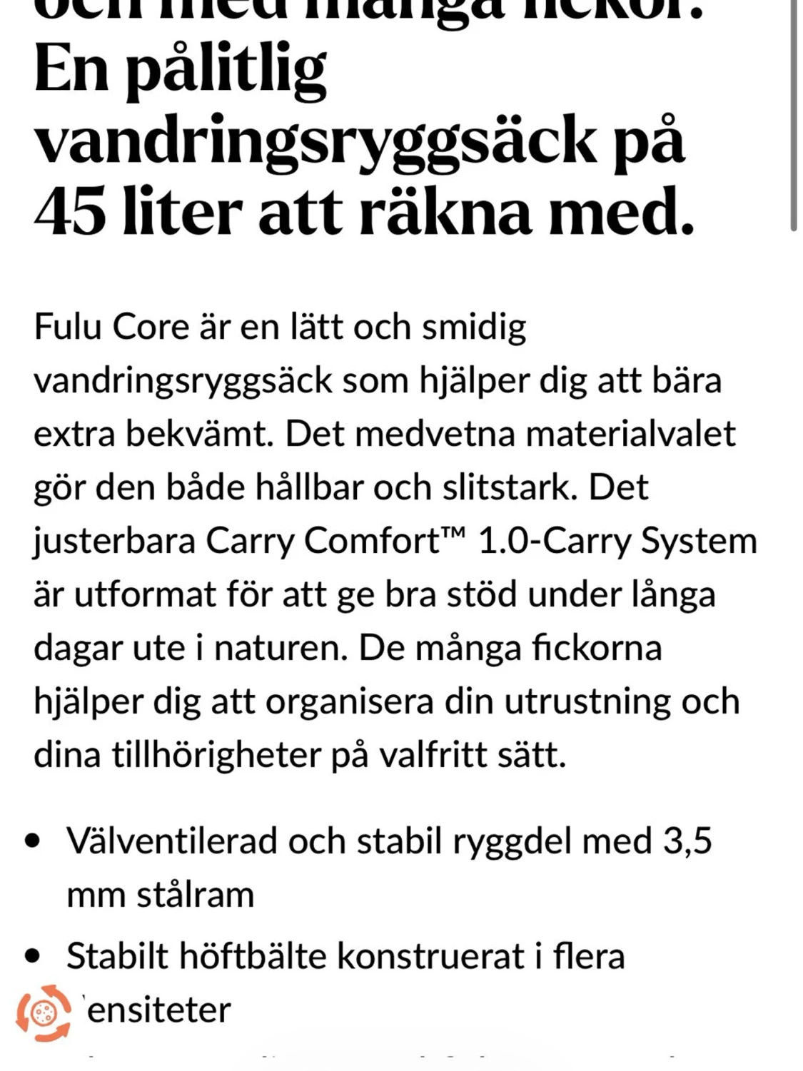 Ryggsäck 45 liter  - 4