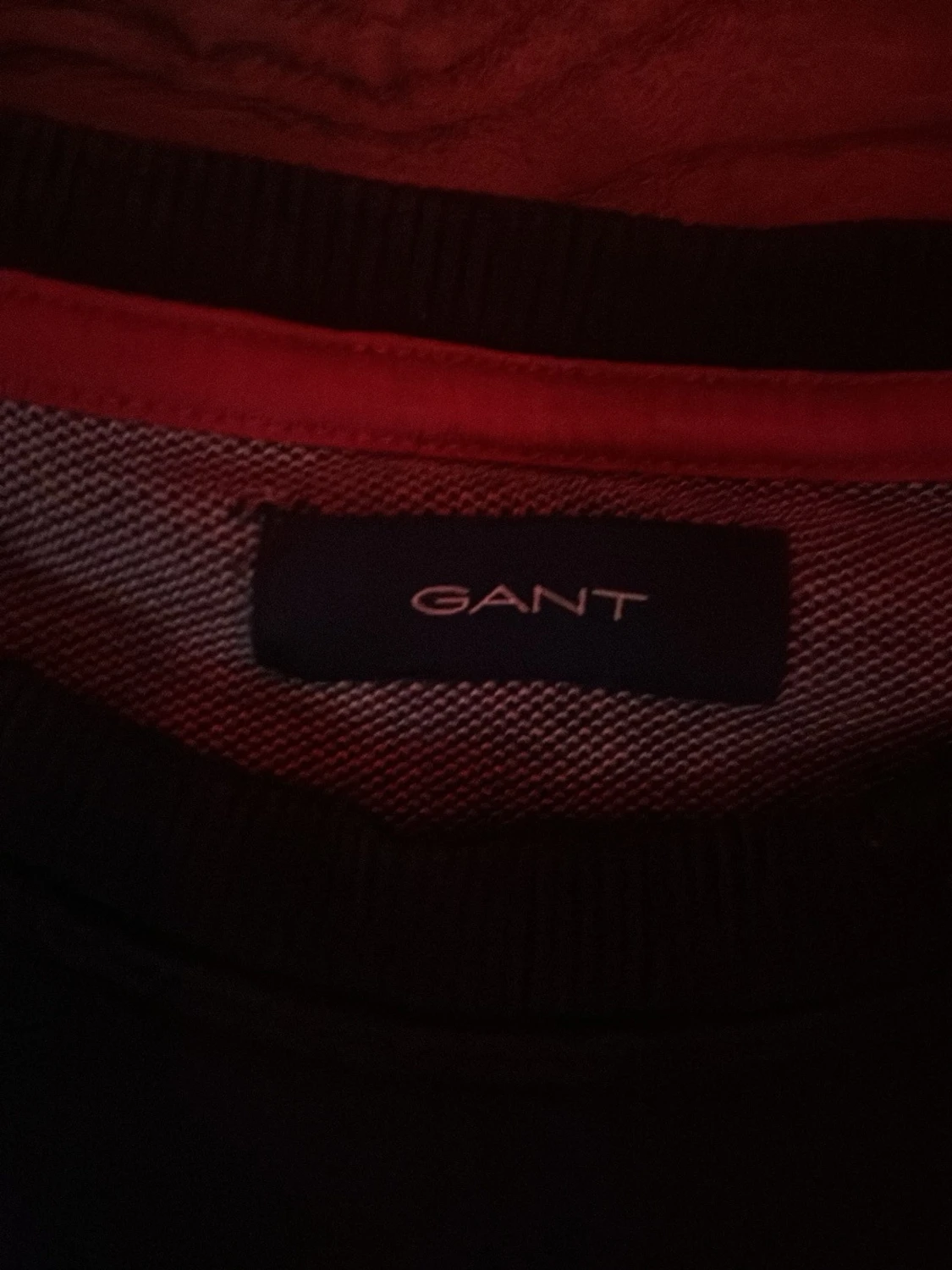 Svart långärmad tröja från GANT mörkblå - 2