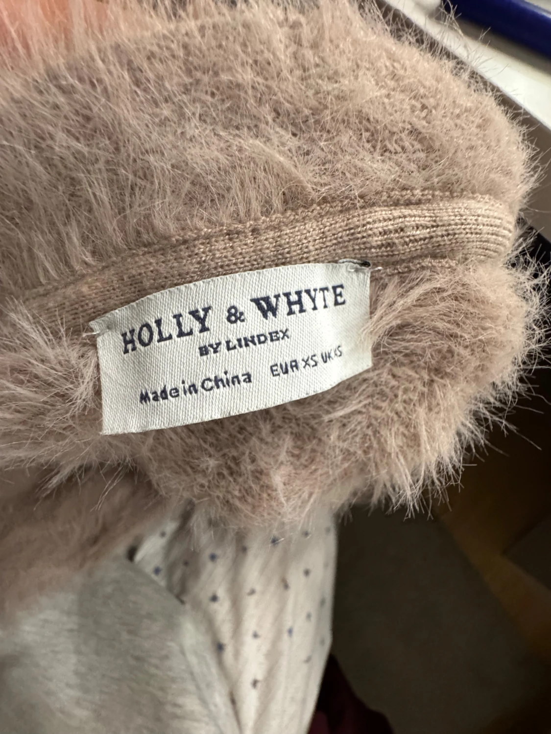 Beige fluffig kofta Holly & Whyte - 2