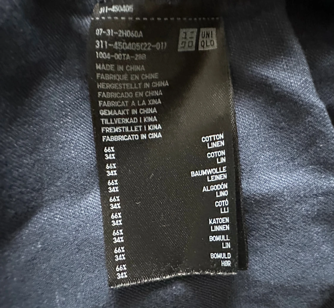 Blå overshirt från Uniqlo XS - 3