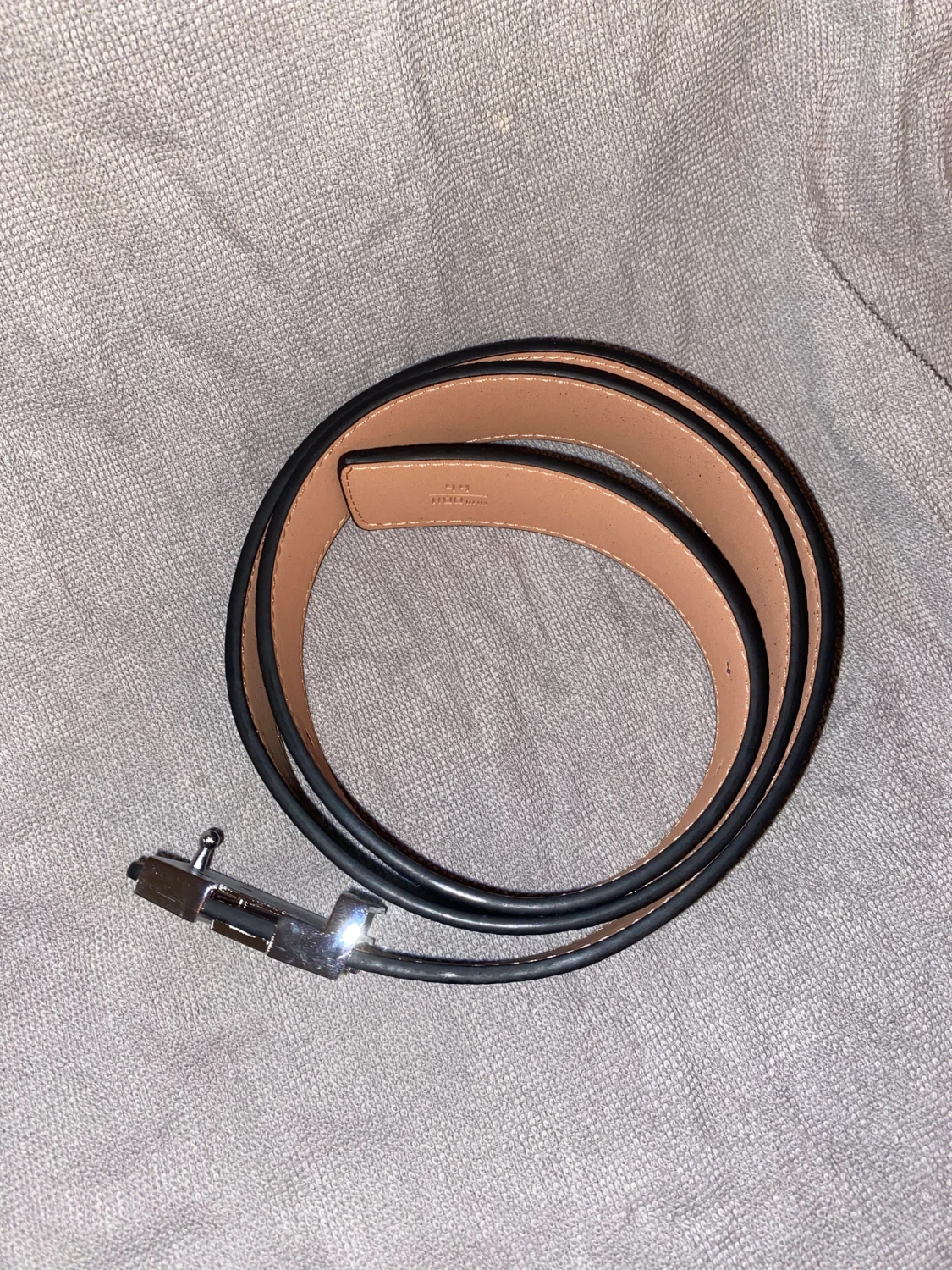 Louis Vuitton rutig skinnbälte - 1