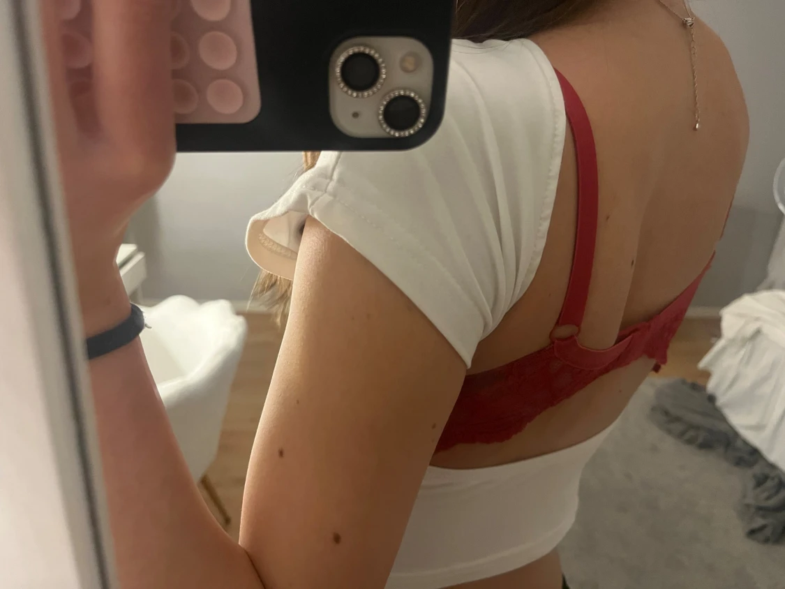 Vit croppad topp med öppen rygg - 1