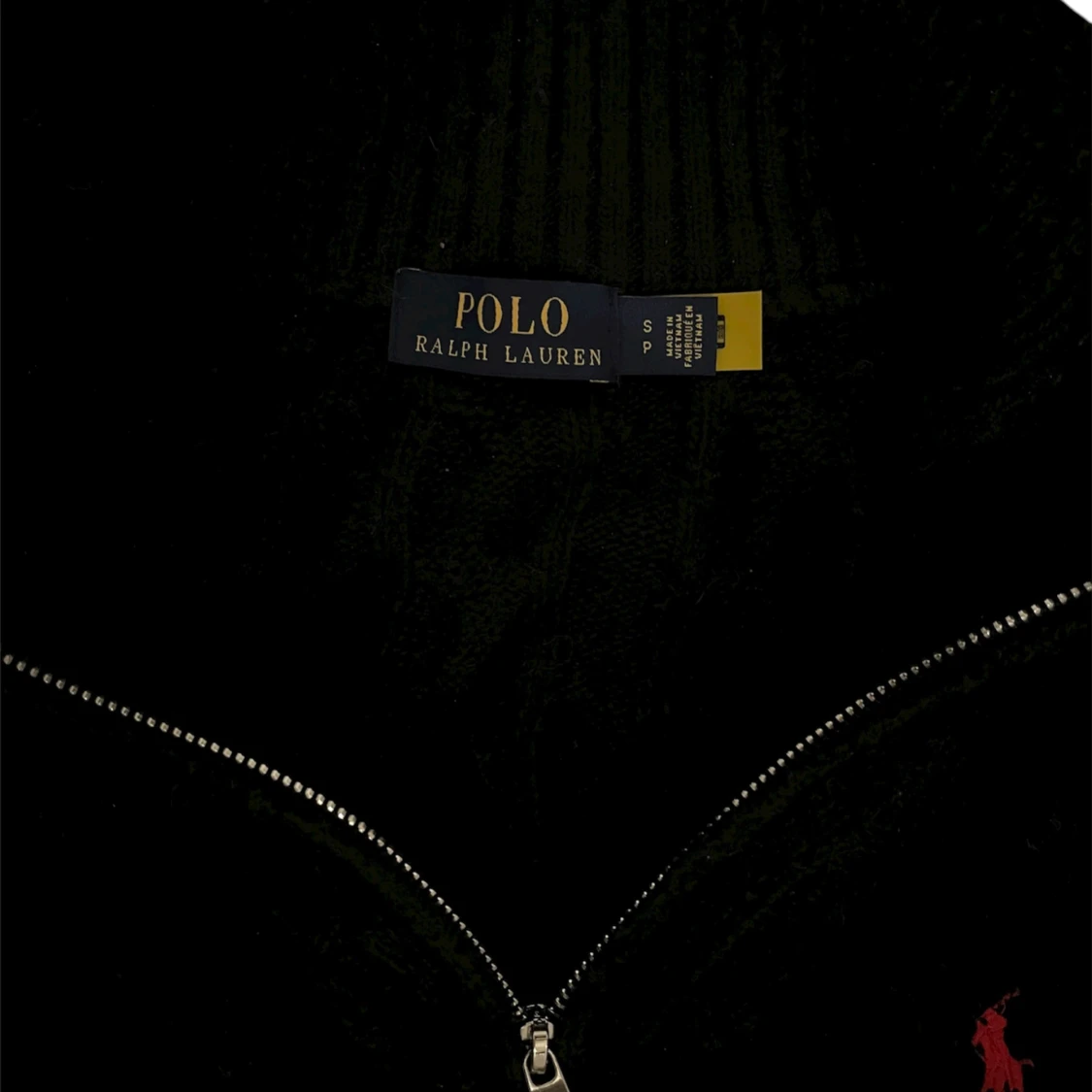 Svart kabelstickad tröja Polo Ralph Lauren - 3