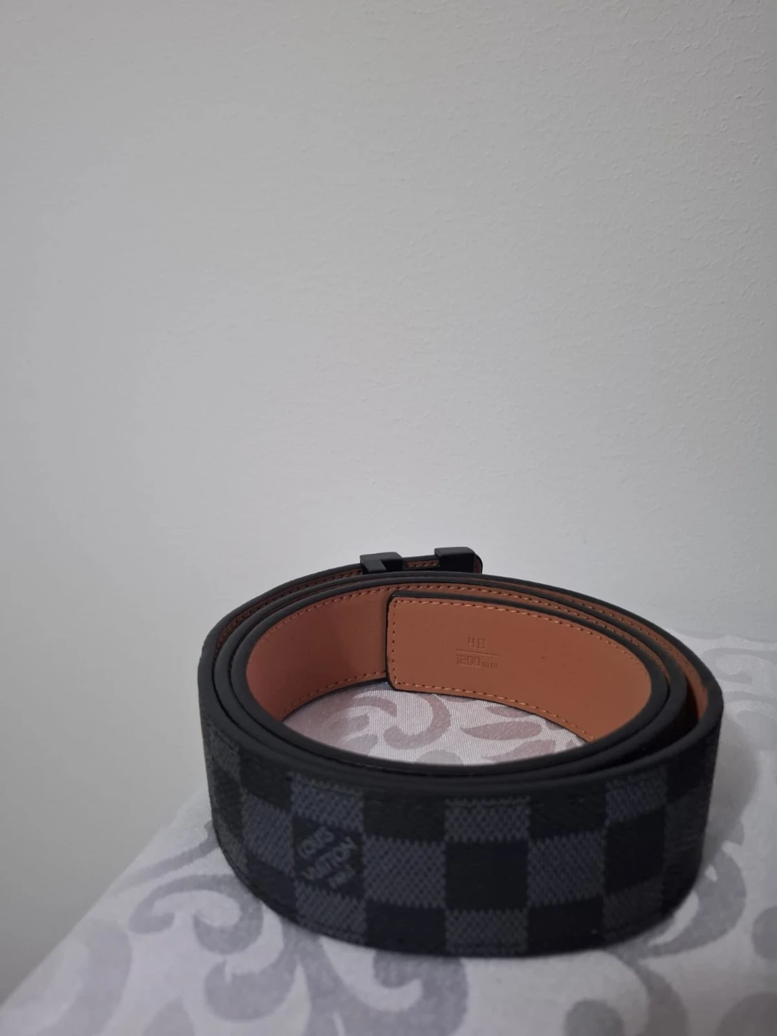 Svart Louis vuitton bälte  - 1