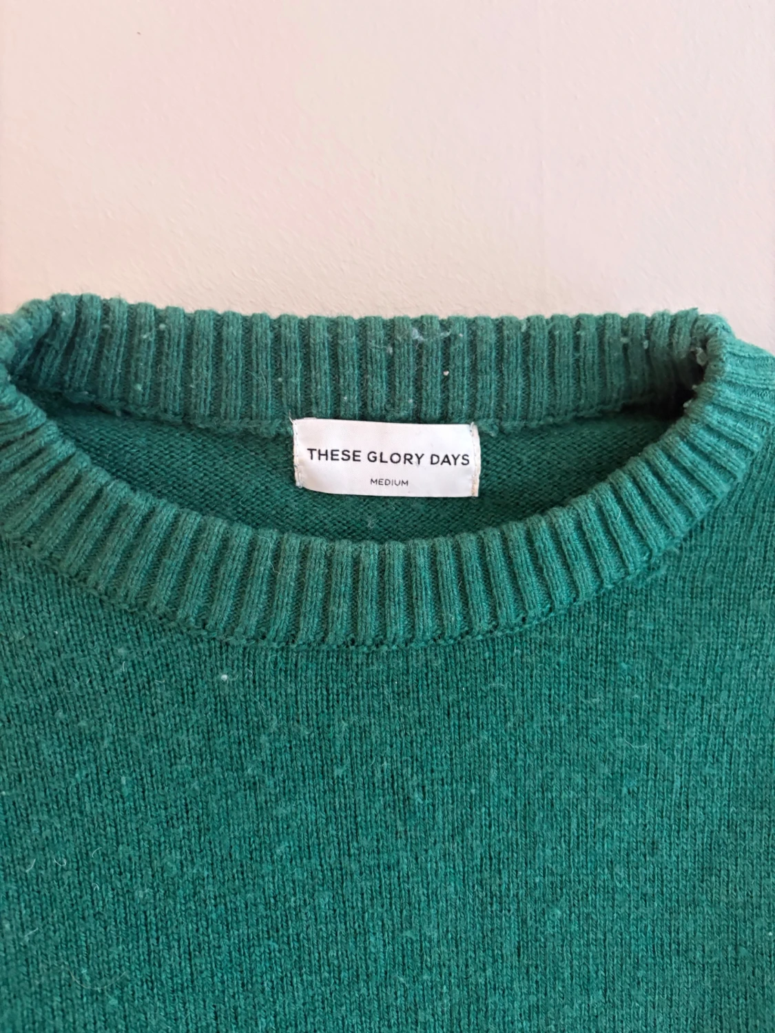 Grön stickad tröja These Glory Days - 1