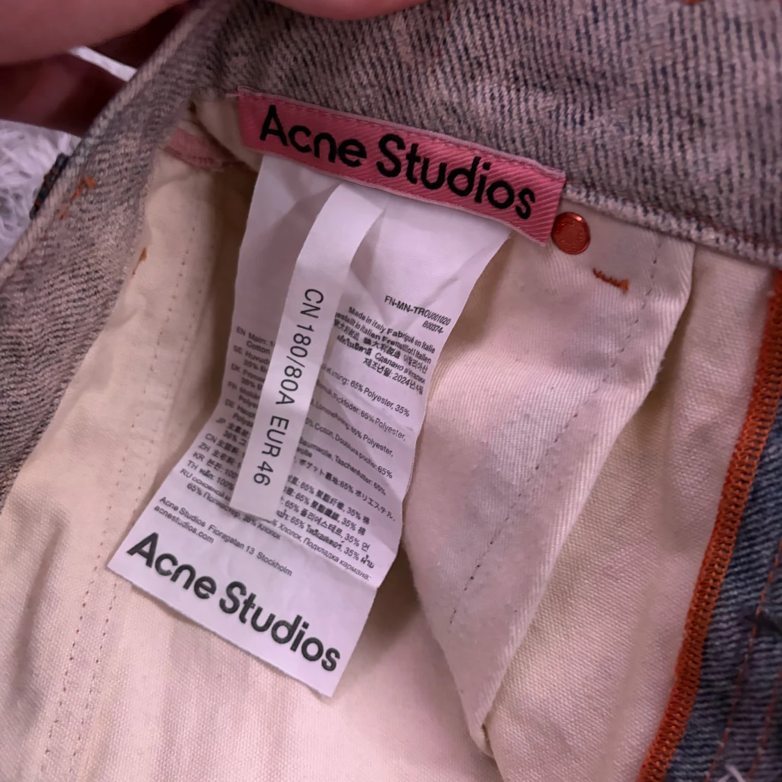 Acne Studios Graphic Jeans Baggy EUR 46 - 2
