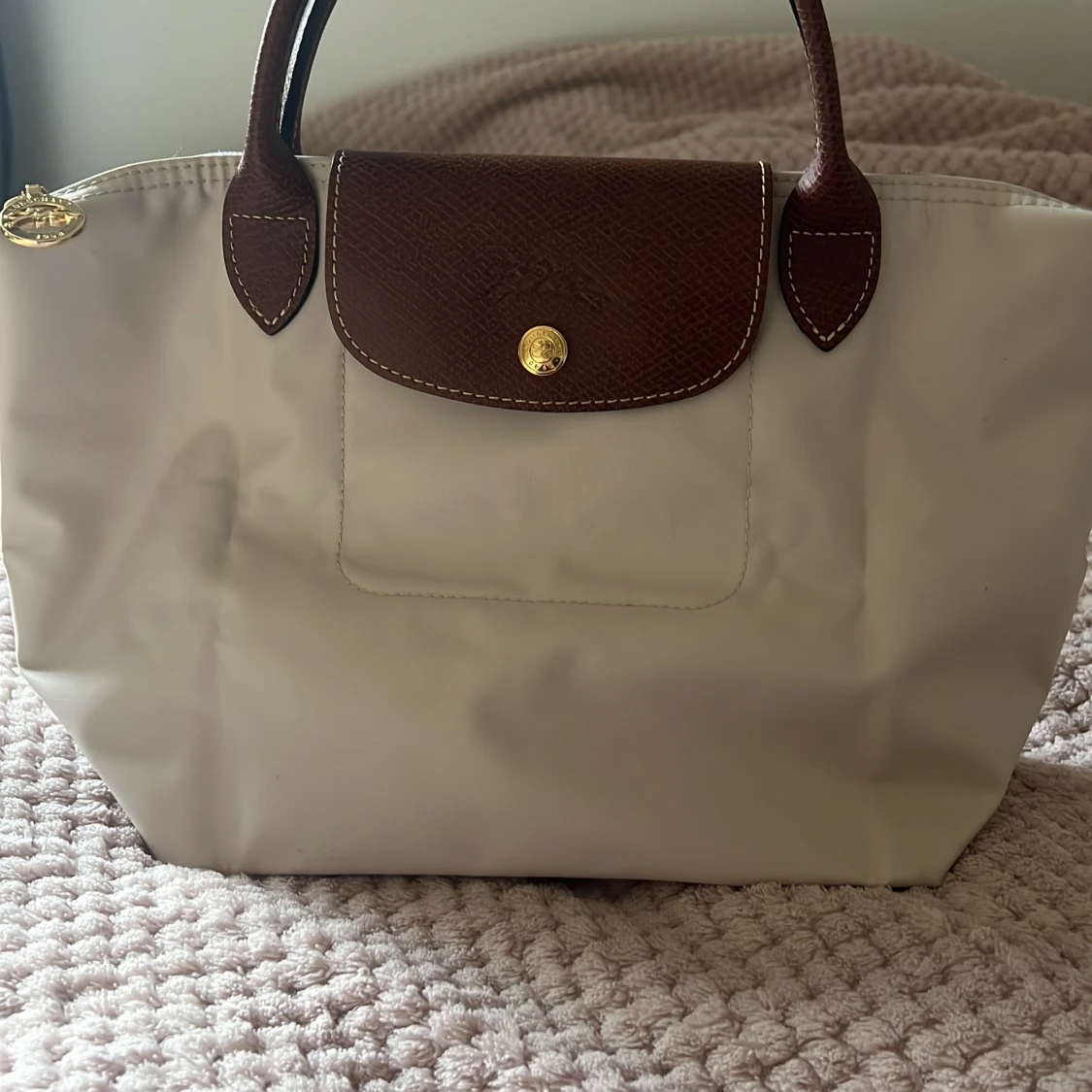 Beige handväska från Longchamp - 2