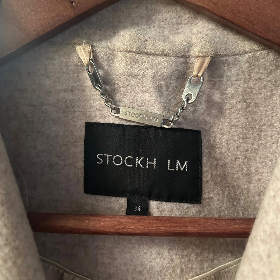 Beige kappa från STOCKHLM, stl 34 - 1