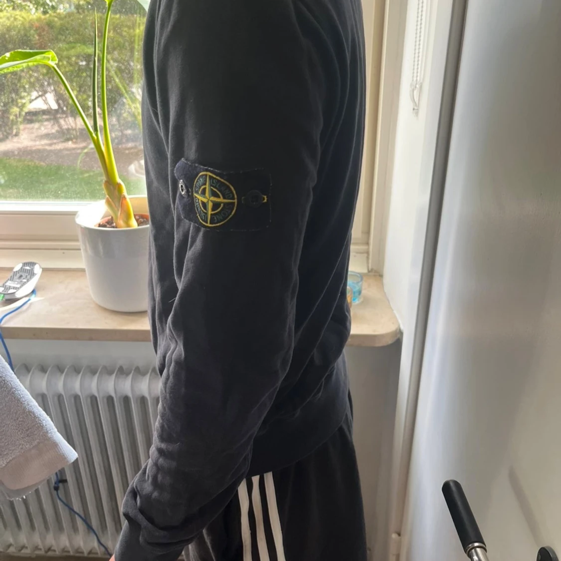 Svart långärmad tröja Stone Island - 1