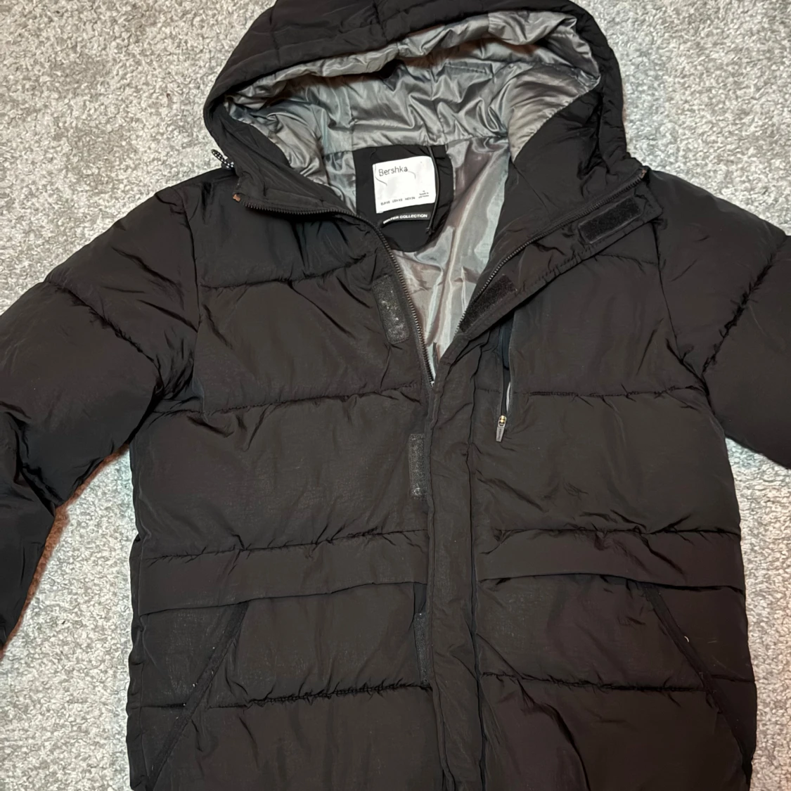 Svart vinterjacka från Bershka - 1